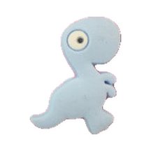 Motivperle Dino · blau
