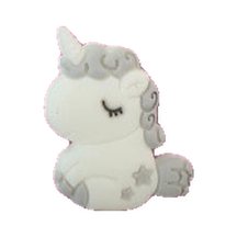 Motivperle Einhorn · grau