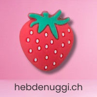 Motivperle Erdbeere