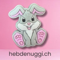 Motivperle Hase · grau