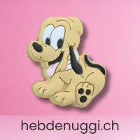 Motivperle Hund · beige
