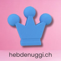 Motivperle Krone · blau 2