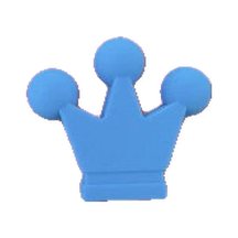 Motivperle Krone · blau 2