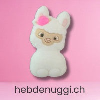 Motivperle Lama · weiss