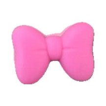 Motivperle Masche · mit Masche, pink