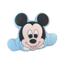 Motivperle Maus · Babyform, blau 1