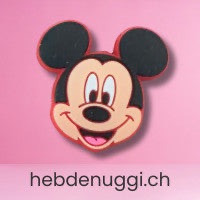 Motivperle Maus · Kopfform, rosa