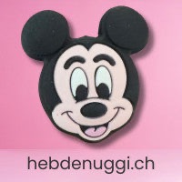 Motivperle Maus · Kopfform, schwarz