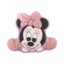 Motivperle Maus mit Schleife · Babyform, rosa 3