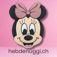 Motivperle Maus mit Schleife · Kopfform, creme 2