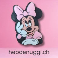 Motivperle Maus mit Schleife · winkend