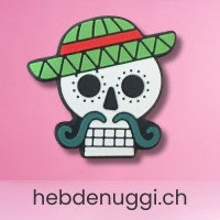 Motivperle Totenkopf